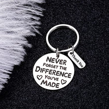 Load image into Gallery viewer, Coworker Leaving Away Thank You Gift Employee Appreciation Retirement Gift for Women Men Birthday Christmas Farewell Gifts Keychain for Teachers Friends Boss Coach Colleague Inspirational Goodbye