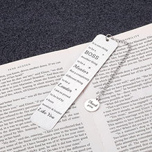 Load image into Gallery viewer, Boss Gift Thank You Gift for Leader Men Women Birthday Christmas Appreciation Gift Bookmark for Boss Lady Supervisor Team Manager Mentor Boss Day Retirement Leaving Farewell Gift for Coworker Friend