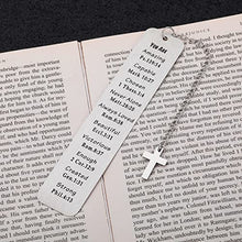 Load image into Gallery viewer, Christian Gifts for Women Men Inspirational Birthday Christmas Religious Bookmark Gift for Girls Daughter Book Lovers Bible Verse Faith Gift for Friends Coworker Graduation for Students Him Her