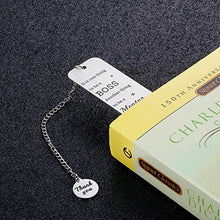 Load image into Gallery viewer, Boss Gift Thank You Gift for Leader Men Women Birthday Christmas Appreciation Gift Bookmark for Boss Lady Supervisor Team Manager Mentor Boss Day Retirement Leaving Farewell Gift for Coworker Friend