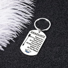 Load image into Gallery viewer, 2023 Graduation Gift for Him Her Inspirational Keychain High School Graduation Gift for Girls Boys Students Kid Birthday Christmas Farewell Gifts for Daughter Son Nurse Friends Women Men