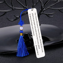 Load image into Gallery viewer, Christian Gifts Bookmark for Men Women Inspirational Religious Birthday Back to School Christmas Gift for Daughter Son Friends Bible Verse Baptism Jeremiah 29:11 Bookmark for Godson Goddaughter