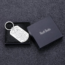 Load image into Gallery viewer, to My Son Gifts from Mom Dad Inspirational Keychain Birthday Graduation Christmas for Boys Men I Love You Key Pendant Back to School Anniversary New Year Going Away Present for Him