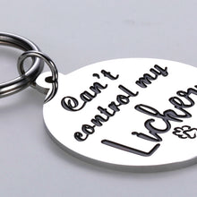 Load image into Gallery viewer, Dog Tags for Pet Dog Cat Gifts Stainless Steel Dog Pet Tags Dog Collar Tag Engraved Can’t Control My Licker Dog Tags for Puppy Cat Kitten Dog Birthday Christmas Tags