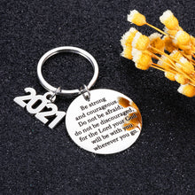 Load image into Gallery viewer, Christian Graduation Gifts Keychain for Him Her 2021 High School College Students Bible Verse Religious Inspirational 2021 Senior Master Graduation Gifts for Friends Nurse Daughter Son Christmas