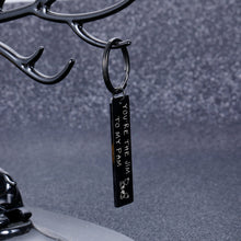 Load image into Gallery viewer, The Office Couple Gifts Keychain Set of 2 for Boyfriend Girlfriend Husband Wife Valentine Birthday Pres Jim and Pam Gift Engagement Wedding Anniversary Christmas TV Show Lover Keyring for Him Her