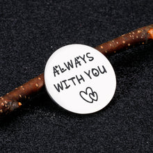 Load image into Gallery viewer, Double-Sided Pocket Heart Gifts for Him Her Boyfriend Gift Idea from Girlfriend I Love You Gifts for Husband Wife Couple Gift for Women Men Long Distance Relationship Keepsake Miss You Gifts