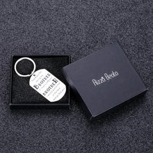 Load image into Gallery viewer, Funny Brother Gift Keychain from Sister Bro Birthday Christmas Graduation Friendship Gift for Big Little Brother in Law Best Friend Wedding Fraternity Keyring for BFF Men Family Present