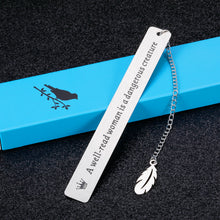 Load image into Gallery viewer, Book Lover Gift for Woman Inspirational Bookmark Graduation Birthday Valentine Gift for Female Friends Nerd Teen Girls Daughter Mom Teacher Christmas Bookmark Gift for Coworker Boss Lady Book Worms