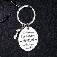 Load image into Gallery viewer, Inspirational Graduation Gift for Him Her Class 2022 Keychain Middle High School Graduation Gift for Students Daughter Son Boys Girls College Master Senior Grad Gifts for Nurse Law Friends Women Men