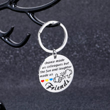 Load image into Gallery viewer, Coworker Keychain Birthday Gifts for Colleague Friends Appreciation Leaving Going Away Goodbye Farewell Resignation Gift for Women Men Employee Mentor Leader Boss Retirement Christmas Office Present