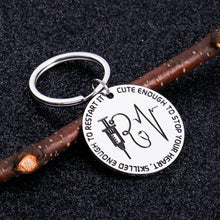 Load image into Gallery viewer, Funny Nurse Gifts for Women Men Nurse Keychain for 2021 Graduation Nursing Medical Students Nurses Day Week RN LPN Doctor Appreciation Gift Birthday Christmas Valentine Gift for Coworker Friends