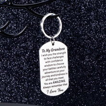 Load image into Gallery viewer, Inspirational Grandson Gifts Grandma Grandpa Stocking Stuffers for Teen Boys Christmas Birthday Gift for Grandson Kids Teenager High School Graduation Gifts for Him Child Students from Grandparents