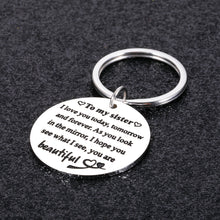 Load image into Gallery viewer, Sister Gift from Sister Brother Friends Birthday Christmas Graduation Inspirational Gift for Best Friend Big Little Sister Valentine Wedding Long Distance Gift for Teen Girls Soul BFF Bestie Women