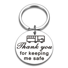 Load image into Gallery viewer, Bus Driver Appreciation Gift Keychain for Men Women School Bus Driver Keychain Birthday Christmas 2023 Graduation Back to School Thank You Gifts for School Driver Retirement Gift for Him Her