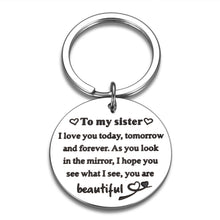 Load image into Gallery viewer, Sister Gift from Sister Brother Friends Birthday Christmas Graduation Inspirational Gift for Best Friend Big Little Sister Valentine Wedding Long Distance Gift for Teen Girls Soul BFF Bestie Women