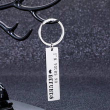 Load image into Gallery viewer, Funny Valentiens Day Keychain Gift for Boyfriend Girlfriend Couple Birthday Wedding Anniversary Gift for Husband Wife Fiancé Fiancée Women Men I’m Yours Christmas Jewelry Present for Him Her