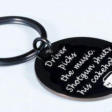 Load image into Gallery viewer, Funny Supernatural Fan Keychain Gift for Men Women SPN TV Show Merchandise Music Lover Driver Gifts for Best Friend Coworker Trucker Bus Driver Birthday Christmas Graduation Keyring