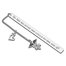 Load image into Gallery viewer, Bookmark Gift for Nurse Women Book Lovers Nurse Week Appreciation Gift for Nurses Practitioner Graduation Gift for Nursing School Students Nurse Day Birthday Christmas Gifts Bulk for Male Female RN