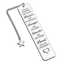 Load image into Gallery viewer, Book Lovers Gift Bookmark for Women Men Inspirational Bookmark 2023 Graduation Birthday Valentine Gifts for Book Nerd Friends Teen Girls Boys Daughter Son Teacher Christmas Gift for Boss Coworker