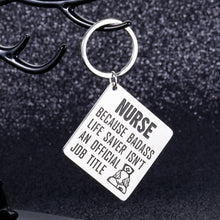 Load image into Gallery viewer, Nurse Appreciation Keychain Gifts for Women Him Her Nurse Day Week Graduation Birthday Gifts for Nursing Medical School Students Thanksgiving Christmas Nurse Practitioner RN LPN Present