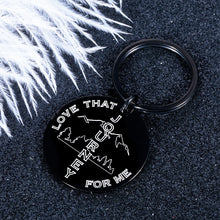Load image into Gallery viewer, Best Friend Gift Keychain for Women Men Couple Keychain Schitts C Fan Merchandise Birthday Graduation Valentines Day Gift for Boyfriend Girlfriend Sister Friendship Christmas Love That Journey for Me
