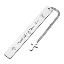 Load image into Gallery viewer, Baptism Gift Bookmark for Women Men Boys Girls Religious Christian First Communion Gift Cross Bookmark for Baby Kids Catholic Goddaughter Godson Family Son Daughter Friends Baptism Gift