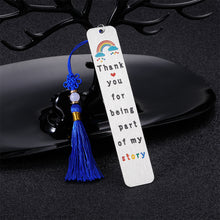 Load image into Gallery viewer, Thank You Gift Bookmark for Women Men Teacher Coworker Employee Appreciation Gift for Book Lover Colleague Birthday Graduation Christmas Metal Bookmark for Boys Girls Friends