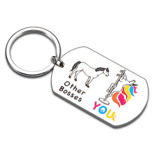 Load image into Gallery viewer, Funny Boss Day Gift for Boss Leader Women Men Birthday Christmas Gift Unicorn Keychain for Boss Lady Mentor Supervisor Retirement Going Away Appreciation Gift for Boss Him Her Office Keepsake