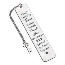 Load image into Gallery viewer, Coworker Leader Thank You Office Gifts Bookmark for Colleagues Women Men Boss Day Birthday Employee Appreciation Gift for Leader Mentor Team Members Friend Christmas Retirement Goodbye Leaving Away