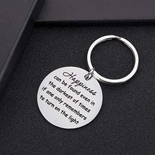 Load image into Gallery viewer, Graduation Gifts Keychain for Women Men Inspirational Gift for Friend Happiness Can Be Found Albus Dumbledore Inspired Perfect Present for Harry Potter Fans Graduation Birthday Christmas Gifts
