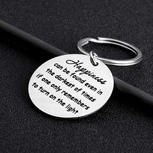 Load image into Gallery viewer, Graduation Gifts Keychain for Women Men Inspirational Gift for Friend Happiness Can Be Found Albus Dumbledore Inspired Perfect Present for Harry Potter Fans Graduation Birthday Christmas Gifts