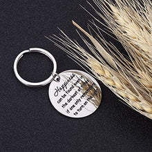 Load image into Gallery viewer, Graduation Gifts Keychain for Women Men Inspirational Gift for Friend Happiness Can Be Found Albus Dumbledore Inspired Perfect Present for Harry Potter Fans Graduation Birthday Christmas Gifts