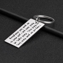 Load image into Gallery viewer, Keychain for Boyfriend Husband Girlfriend Wife Gift for Birthday Valentine’s Day Christmas Day Couples Love I Want to Be Your Last Everything Keyring for Him Her