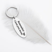 Load image into Gallery viewer, Mothers Day Gifts Mom Keychain from Daughter Son Remember I Love You Mom Appreciation Birthday Valentine Gift for Women from Kids Christmas Wedding Gift for Mother in Law Mummy Her
