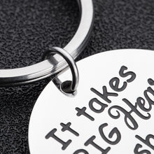 Load image into Gallery viewer, Teacher Keychain Thank You Gifts for Women Men Birthday Graduation Appreciation Gift for Mom Dad It Takes A Big Heart to Shape Little Minds Teacher’s Day Christmas Key Chain for Him Her