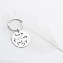 Load image into Gallery viewer, Inspirational Gifts Keychain for Women Men Christmas Birthday Back to School Gift for Best Friends Graduation Friendship Gift Keep Going for Graduates Nurses Lawers Boys Girls Key Chain Present