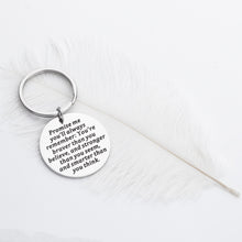 Load image into Gallery viewer, Inspirational Graduation Keychain for Class 2021 Gift for Women Men Best Friends Always Remember You are Braver Than You Believe Birthday for Teen Girls Boys Students Nurse Gift from Teachers