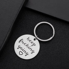 Load image into Gallery viewer, Inspirational Gifts Keychain for Women Men Christmas Birthday Back to School Gift for Best Friends Graduation Friendship Gift Keep Going for Graduates Nurses Lawers Boys Girls Key Chain Present