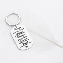 Load image into Gallery viewer, Inspirational Graduation Gifts Keychain for Women Men Class of 2020 Always Remember You Are Braver Stronger Smarter And Loved Key Chain Gift for Daughter Son Graduates Birthday Present for Him Her