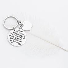 Load image into Gallery viewer, Teacher Appreciation Keychain Graduation Birthday Gifts for Teacher Mom Dad Mentor So Much of Me is Made from What I Have Learned from You Teacher’s Day Christmas Retirement Present