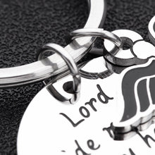 Load image into Gallery viewer, Nurse Prayer Keychain Gift for Nursing School Graduate Lord Guide My Hands Personalized Gift for Medical Students RN Graduation Birthday Christmas Gift for Nurse