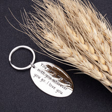 Load image into Gallery viewer, Couple Keychain Valentines Day Gift for Boyfriend Girlfriend Birthday Wedding Anniversary for Husband Wife Long Distance Relationship Christmas Stocking Stuffer for Couples Lovers Him Her