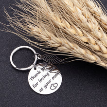 Load image into Gallery viewer, Gifts Keychain for Mom Dad Step Father Mother Birthday Fathers Mothers Day Wedding Gift for Daddy Papa Mama from Daughter Son Stepchild