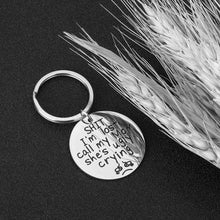 Load image into Gallery viewer, Funny Pet Tags, Personalized Puppy Pet ID Tags for Dog Cats Owner or Dog Lover , Sht I'm Lost My Mom is Ugly Crying, Stainless Steel, Dog Collar Tag