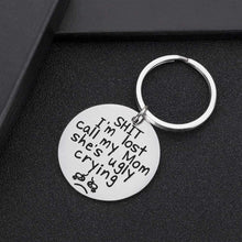 Load image into Gallery viewer, Funny Pet Tags, Personalized Puppy Pet ID Tags for Dog Cats Owner or Dog Lover , Sht I'm Lost My Mom is Ugly Crying, Stainless Steel, Dog Collar Tag