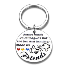 Load image into Gallery viewer, Coworker Keychain Birthday Gifts for Colleague Friends Appreciation Leaving Going Away Goodbye Farewell Resignation Gift for Women Men Employee Mentor Leader Boss Retirement Christmas Office Present