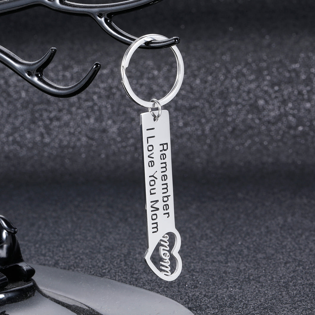 Mothers Day Gifts Keychain for Mom from Daughter Son Birthday Christmas Wedding for Mother Mama Appreciation Thanksgiving Key Ring for Mummy Step Mom Mother of The Bride Present