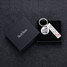 Load image into Gallery viewer, Housewarming Gifts Keychain for Husband Wife Couple First New Home Gift for New House Owner Bless Our Home with Love and Laughter Family Moving Home Realtor Closing Key Chain
