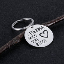 Load image into Gallery viewer, Long Distance Gifts Friendship Keychain I Miss You Sister Best Friends Reunion Sorority Gift Birthday Anniversary Graduation Funny Gift for Women Besties Girls BFF Jewelry Present
